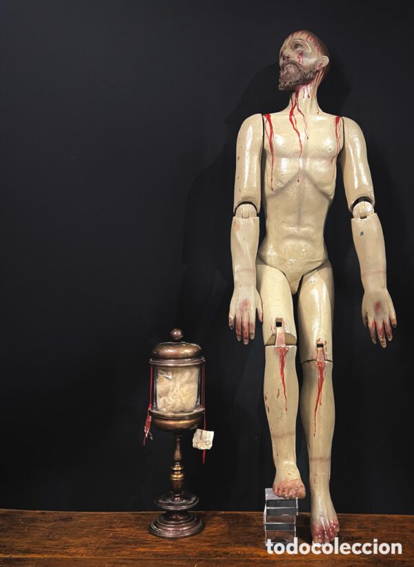 Cristo articulado. 75cm. México, S.XIX - Imagen 3