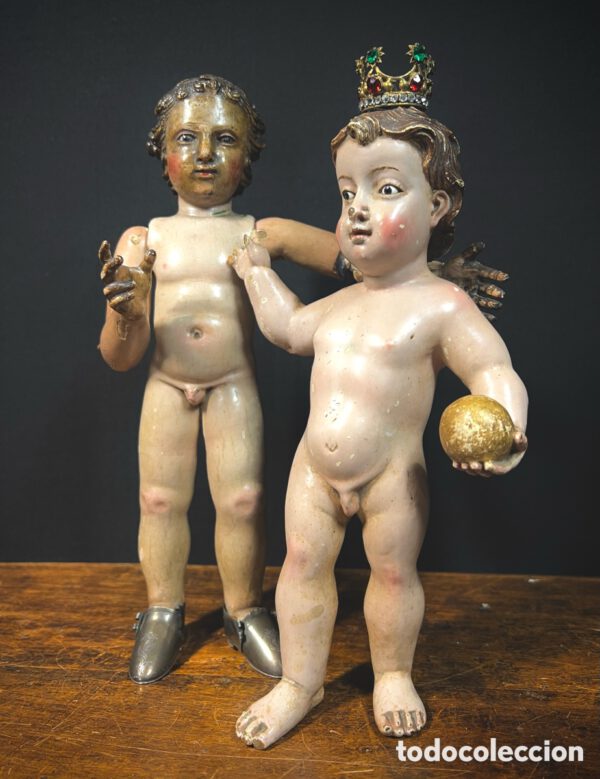 Niño de la Bola, escuela andaluza, S.XVIII - Imagen 3